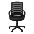 Monarch Specialties - 7224 Chaise De Bureau Multi-Position- Noir/Meche Noir/-Le dossier incurvé de conception ergonomique offre un soutien supérieur et un siège profond et extra-large généreusement rembourré offre un confort exceptionnel