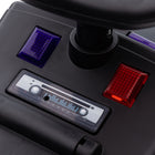 Aosom - Voiture à glissière pour enfants avec rangement secret sous le siège - noir-Grand volant facile à manœuvrer 