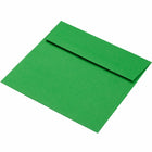 JAM Paper - Enveloppes d'invitation carrées colorées - 8,5 x 8,5 - vert recyclé - paquet de 25-Couleur: Noël Couleur: Vert