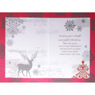 Rosedale - Cartes de souhaits Noël / Enveloppes - 5-1/2 po x 8 po - Renne scintillant - Paquet de 12-Imprimées sur un papier de qualité non couché
