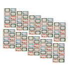General Supply Goods + Co - Étiquettes-cadeaux autocollantes - Paquet de 100-Comprend 10 motifs variés par feuille