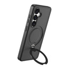 AXS - PROShield Stand MagSafe Compatible pour Samsung Galaxy S26 - Fumé-Finition douce au toucher pour une prise en main confortable  
