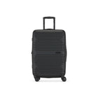 Swiss Mobility SFO 24 po Valise moyenne rigide - Noir-Roues doubles à 360 degrés (8 roues) pour un roulement sans effort