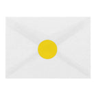 JAM Paper Sceaux autocollants ronds, 1 1/2 po, jaune, 360/paquet-4