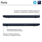 HP - Ordinateur portable OmniBook 14 po à écran tactile Copilot+ PC- Intel Ultra 7 258V - SSD 2 To - RAM 32 Go - Windows 11 Famille-Copilot dans Windows vous donne des réponses intelligentes. Accédez en appuyant simplement sur la touche Copilot