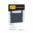 OtterBox - Étui Defender Pro MagSafe avec Contrôle de la Caméra pour iPhone 17 Pro - Bleu Riverside-Les pare-chocs autour de la caméra protègent contre les coups violents