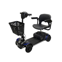 Mobile Patient Lift - Eleanor Scooter électrique motorisé - 41,3 po L x 19 po l x 34,6 po H - Bleu-Vitesse maximale de 5 mi/h avec réglages de vitesse variables pour une conduite contrôlée