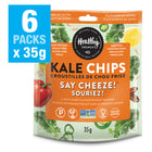 Healthy Crunch - Chips de chou frisé Say Cheese, 6 unités x 35 grammes-Sans gluten
