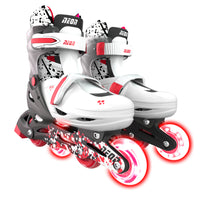 Yvolution - Neon Cyber Patins à roues alignées - Rouge-IIluminez vos mouvements. Admirez les roues lumineuses de nos nouveaux patins NEON ! Pas besoin de piles. Conçus pour les débutants comme pour les novices