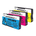 Ecoink - Cartouche de toner remanufacturée - HP 952XLC, 952XLM, 952XLY, 952XL, L0S61AN, L0S64AN, L0S67AN - Rendement élevé - Couleur (ensemble)-Manufacturier : Hewlett Packard