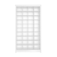 Prepac - Cabinet de rangement haut 72,5 po, cabinet à chaussures, organisateur de rangement à cubes avec 40 compartiments à chaussures - Blanc-Fini en stratifié durable