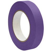 DSS Distributing - Ruban de masquage de qualité supérieure - 1 po x 55 verges - Violet - 6 rouleaux-Ce ruban facile à écrire et à faible brillance est idéal pour une variété de projets, y compris l'étiquetage et le codage couleur.