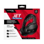 HP - Casque de jeu sans fil HP HyperX Cloud Jet - noir-Jusqu'à 25 heures d'autonomie