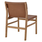 Modway - Sonora Cuir Fauteuil d’appoint de salle à manger - Chestnut Tan-7