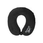 Reebok - Oreiller cervical ergonomique de voyage - Noir-Doté d'une généreuse mousse à mémoire de forme de 280 g, cet oreiller épouse parfaitement les contours de votre cou, assurant un soutien et un alignement optimaux. Dites adieu aux raideurs et bonjour à un voyage reposant où que vous alliez
