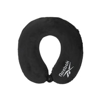 Reebok - Oreiller cervical ergonomique de voyage - Noir-Doté d'une généreuse mousse à mémoire de forme de 280 g, cet oreiller épouse parfaitement les contours de votre cou, assurant un soutien et un alignement optimaux. Dites adieu aux raideurs et bonjour à un voyage reposant où que vous alliez
