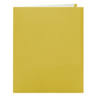 Staples - Porte-document à deux pochettes - format lettre - jaune-Pas d'attache