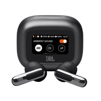 JBL - Écouteurs intra-auriculaires sans fil Live Flex 3 à réduction de bruit - Noir-Audio sans fil haute résolution avec Son Signature JBL : Les haut-parleurs dynamiques de 12 mm des JBL Live Flex 3 sont parfaitement réglés pour fournir des basses profondes, des médiums équilibrés et des aigus raffinés, le tout à n’importe quel niveau de volume. Le Son Spatialisé JBL vous donne l’impression d’être à un concert, car le son peut venir de pratiquement n’importe où autour de vous. Le Son Signature JBL n’a jamai