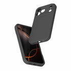 Avana - Étui Velvet MagSafe pour iPhone 17 Pro Max - Cendre-Protection de baie de caméra en métal, compatible avec le cache d'objectif