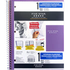 Five Star® - Cahier de notes Clearview-Iintercalaires à deux pochettes pour ranger les papiers supplémentaires