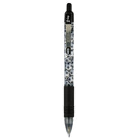 Zebra - Stylo à bille rétractable Z-Grip - 1.0 mm - Noir - Motifs de soccer assortis-
Barils de football amusants