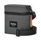Fujifilm - Étui pour appareil photo instantané Instax Mini 41 - Noir-Dispose de touches orange pour correspondre à l'appareil photo Instax Mini 41