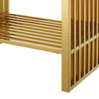 Modway - Gridiron 30" Vanette de salle de bain - Or blanc-Assemblée requise