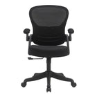 Brassex - Debbie Chaise de travail - noire-Profil mince
