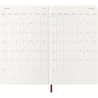 Moleskine - 2026 Agenda semainier Classic 12 mois à couverture souple - 5" x 8.25" - Rouge écarlate-Autocollants pour personnaliser votre emploi du temps et autocollants « année » pour le dos du carnet