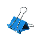 JAM Paper - Pinces à reliure colourées - taille moyenne - 32 mm (1 1/4 po) - pinces bleues - paquet de 15-Taille : Moyenne 1,25 pouce (32 mm) | Reprenez facilement votre forme une fois retiré