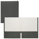 Staples - Porte-document à deux pochettes - format lettre - noir-Couverture de papier avec l'extérieur noir