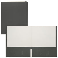 Staples - Porte-document à deux pochettes - format lettre - noir-Couverture de papier avec l'extérieur noir