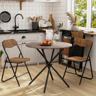 FurnitureR Table Console - Marron-Facile à entretenir, il suffit de l'essuyer avec un chiffon propre et humide
