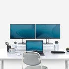 Plugable - Station d'accueil horizontale pour ordinateur portable Displaylink USB 3.0 à double moniteur enfichable-Utilisation recommandée : à utiliser avec les logiciels Web et de productivité. Ayez un écran pour votre courrier électronique et un écran pour vos feuilles de calcul. Non recommandé pour les jeux. Les connexions DisplayPort ne sont pas prises en charge. Ne prend pas en charge HDCP