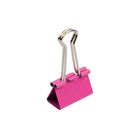 JAM Paper - Pinces à reliure colourées - taille moyenne - 32 mm (1 1/4 po) - pinces à reliure roses - paquet de 15-Taille : Moyenne 1,25 pouce (32 mm) | Reprenez facilement votre forme une fois retiré