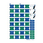 Blueline - 2026 Agenda mensuel MiracleBind CoilPro 16 mois Rechargeable - 9 1/4 po x 7 1/4 po - Noir - Bilingue-Onglets laminés autocollants et pochette de rangement