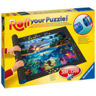 Ravensburger - Roll Your Puzzle pour des puzzles de 300 à 1 500 pièces-Contenu : tapis en feutre antidérapant, tube en plastique, 2 élastiques.