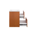 Modway - Scenic Fixation murale de 18" Vanette de salle de bain - Blanc cerise-Matchs non inclus