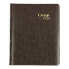 Brownline - 2026 Agenda mensuel EcoLogix 14 mois avec papier recyclé - 8-7/8 po x 7-1/8 po - Couleurs assorties - Anglais-Un mois sur chaque page double avec un bloc par jour