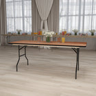 Flash Furniture – Table de banquet pliante de 72 po, brun (YTWTFT3072TBL)-Table pliante de 6 pieds