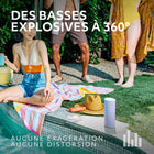 Ultimate Ears - MEGABOOM 4 enceinte Bluetooth portable étanche, Bleu-Cette enceinte portable étanche présente une autonomie de 20 heures grâce à la toute dernière technologie de cellule, qui vous permet de l’utiliser toute la journée.