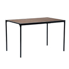 Homy Casa - Bureau d'ordinateur minimaliste 47,2" - finition noyer-Grand espace de travail : Le plateau de 47,2" x 29,5" offre un espace généreux pour les ordinateurs portables, les livres et autres essentiels, garantissant une productivité optimale