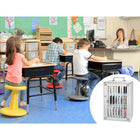Kore Design - Boîtier de rangement mural en aluminium pour téléphone portable, 24 emplacements-Améliore la sécurité : minimise l'encombrement dans les allées et les zones de travail, réduisant ainsi les risques de trébuchement.