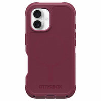 OtterBox - Coque Defender Pro avec MagSafe pour iPhone 16 - Rouge Foxberry-Ouverture conçue avec précision pour une interaction facile avec la caméra