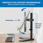 Mount-It ! - MI-1757 Support de moniteur à mouvement complet-Capacité de poids : 17.6 lbs