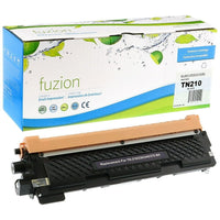 fuzion - Brother TN210BK Cartouche De Toner Compatible - Rendement Standard - Noir-Couleur d'encre: Noir