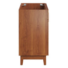 Modway - Miles 36" Armoire de toilette de salle de bain (lavabo non inclus) - Noyer-Bassin d’évier non inclus