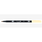 Tombow - Marqueur à double pinceau sable clair n° 990-Stylo de marquage à pointe fine, souple et résistante, de haute qualité