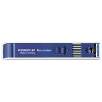 Staedtler Mines à dessin Lumograph - HB - paquet de 12-Mines de type HB, 2 mm