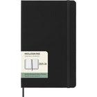 Moleskine - Agenda semainier  Classic18 mois 2025-2026 - couverture rigide - grand format (12 -7 x 21 cm) - noir - 208 pages-Daté de juillet 2025 à décembre 2026